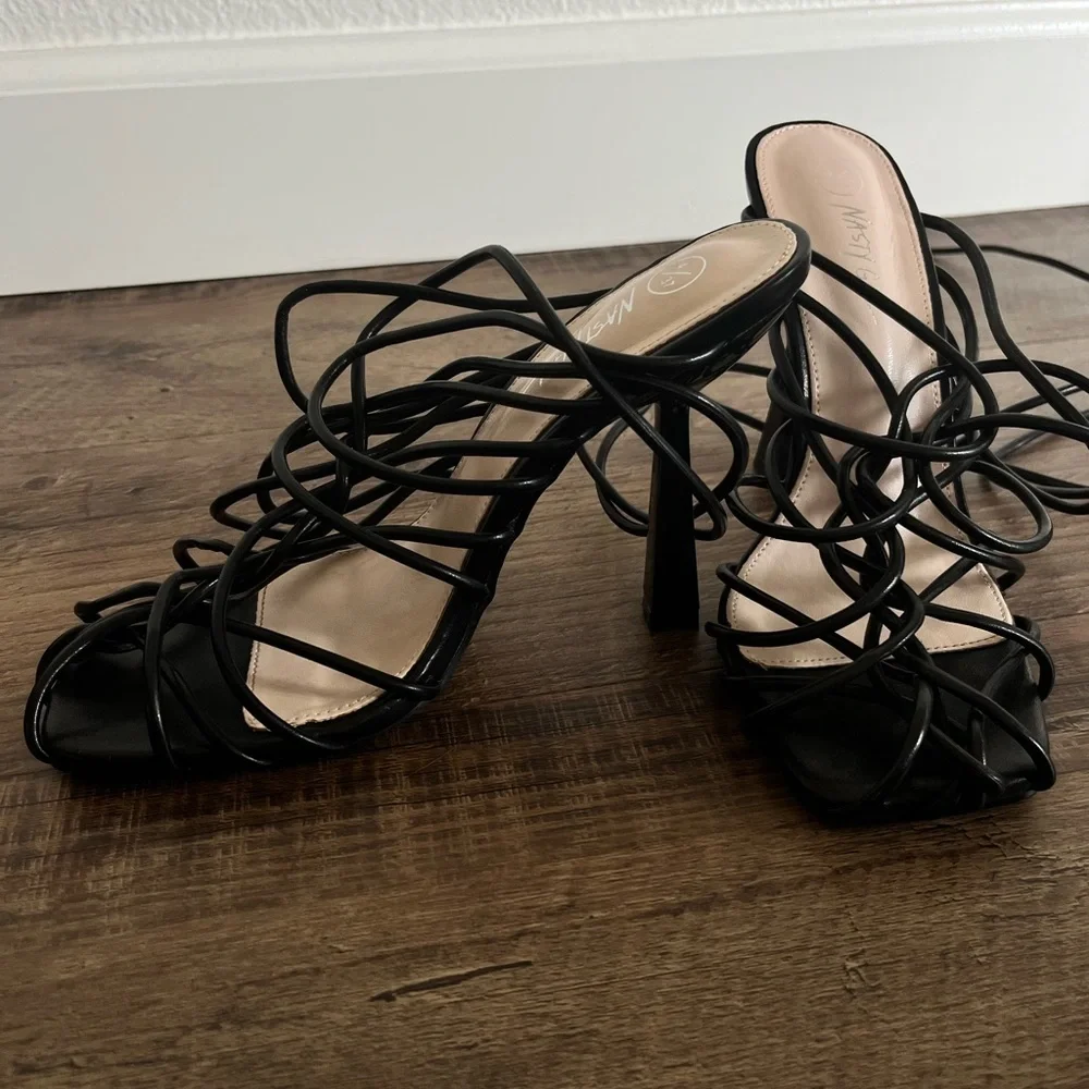 NastyGal Caged Heels - Picture 4 of 5